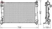 Kühler, Motorkühlung DENSO DRM09178