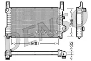 Kühler, Motorkühlung DENSO DRM10036