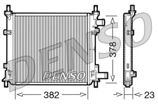 Kühler, Motorkühlung DENSO DRM10060 Bild Kühler, Motorkühlung DENSO DRM10060