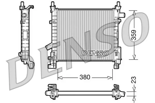 Kühler, Motorkühlung DENSO DRM10063