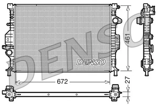 Kühler, Motorkühlung DENSO DRM10069