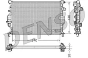 Kühler, Motorkühlung DENSO DRM10088