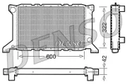 Kühler, Motorkühlung DENSO DRM10098