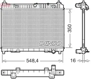 Kühler, Motorkühlung DENSO DRM10113