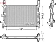 Kühler, Motorkühlung DENSO DRM10122