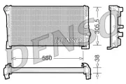 Kühler, Motorkühlung DENSO DRM13010