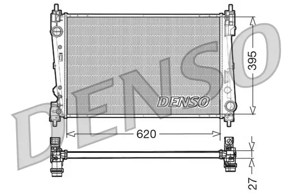 Kühler, Motorkühlung DENSO DRM13015