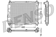 Kühler, Motorkühlung DENSO DRM15003