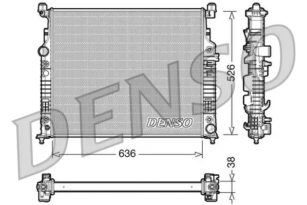 Kühler, Motorkühlung DENSO DRM17006