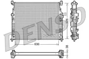 Kühler, Motorkühlung DENSO DRM17006
