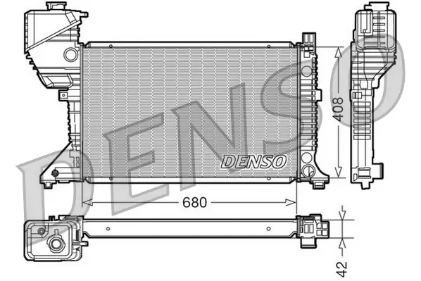 Kühler, Motorkühlung DENSO DRM17017