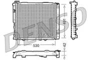 Kühler, Motorkühlung DENSO DRM17037