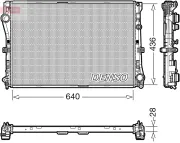 Kühler, Motorkühlung DENSO DRM17103