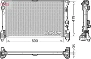 Kühler, Motorkühlung DENSO DRM17112