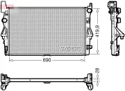 Kühler, Motorkühlung DENSO DRM17113