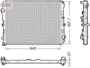 Kühler, Motorkühlung DENSO DRM17116