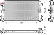 Kühler, Motorkühlung DENSO DRM17117