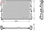 Kühler, Motorkühlung DENSO DRM17118