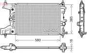 Kühler, Motorkühlung DENSO DRM20005