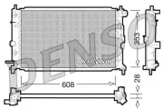 Kühler, Motorkühlung DENSO DRM20026