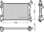 Kühler, Motorkühlung DENSO DRM20046