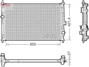 Kühler, Motorkühlung DENSO DRM20048