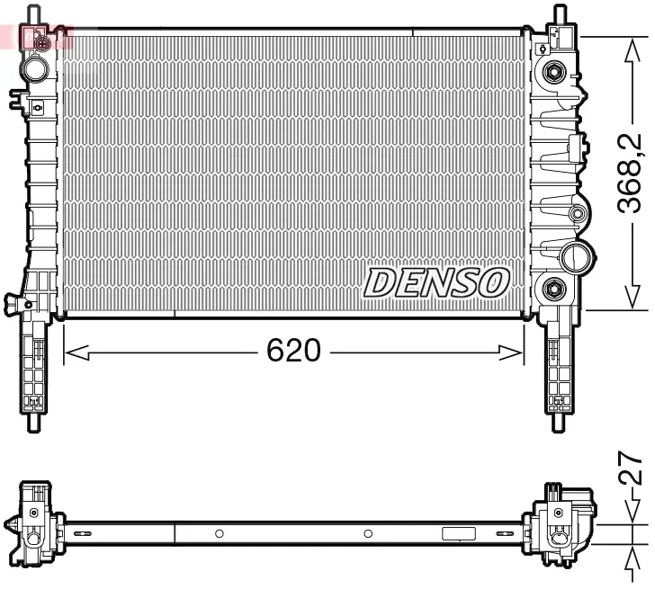 Kühler, Motorkühlung DENSO DRM20119