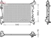 Kühler, Motorkühlung DENSO DRM20130