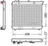 Kühler, Motorkühlung DENSO DRM21024