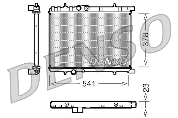 Kühler, Motorkühlung DENSO DRM21033