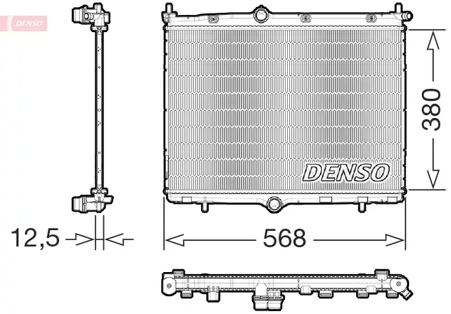 Kühler, Motorkühlung DENSO DRM21107