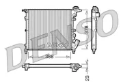 Kühler, Motorkühlung DENSO DRM23002