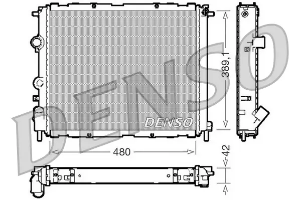 Kühler, Motorkühlung DENSO DRM23009