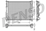 Kühler, Motorkühlung DENSO DRM23079