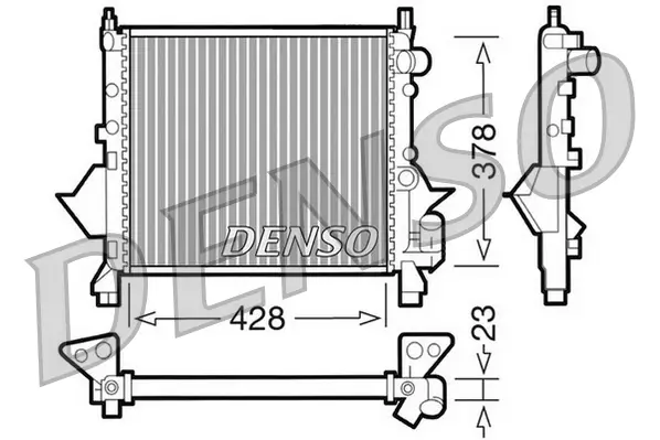 Kühler, Motorkühlung DENSO DRM23080