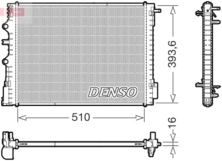 Kühler, Motorkühlung DENSO DRM23120