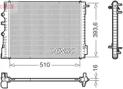 Kühler, Motorkühlung DENSO DRM23120