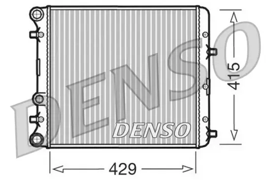 Kühler, Motorkühlung DENSO DRM27002 Bild Kühler, Motorkühlung DENSO DRM27002