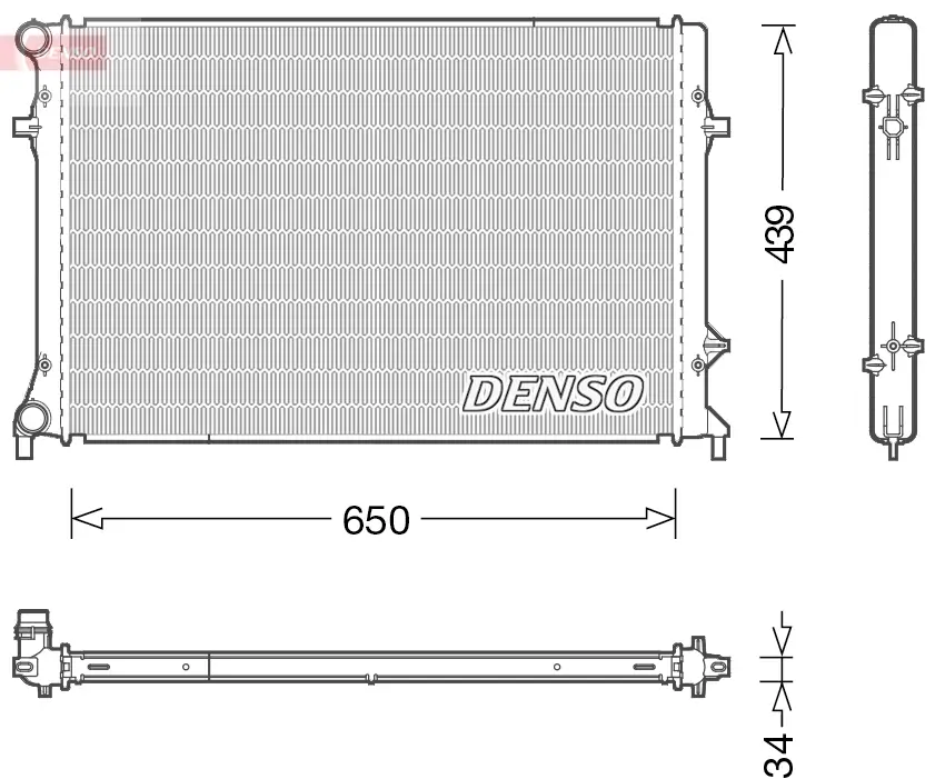 Kühler, Motorkühlung DENSO DRM32042
