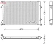 Kühler, Motorkühlung DENSO DRM32042