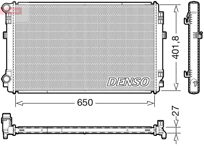 Kühler, Motorkühlung DENSO DRM32048