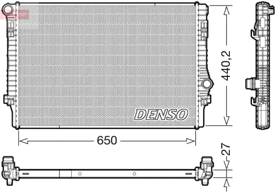 Kühler, Motorkühlung DENSO DRM32049 Bild Kühler, Motorkühlung DENSO DRM32049