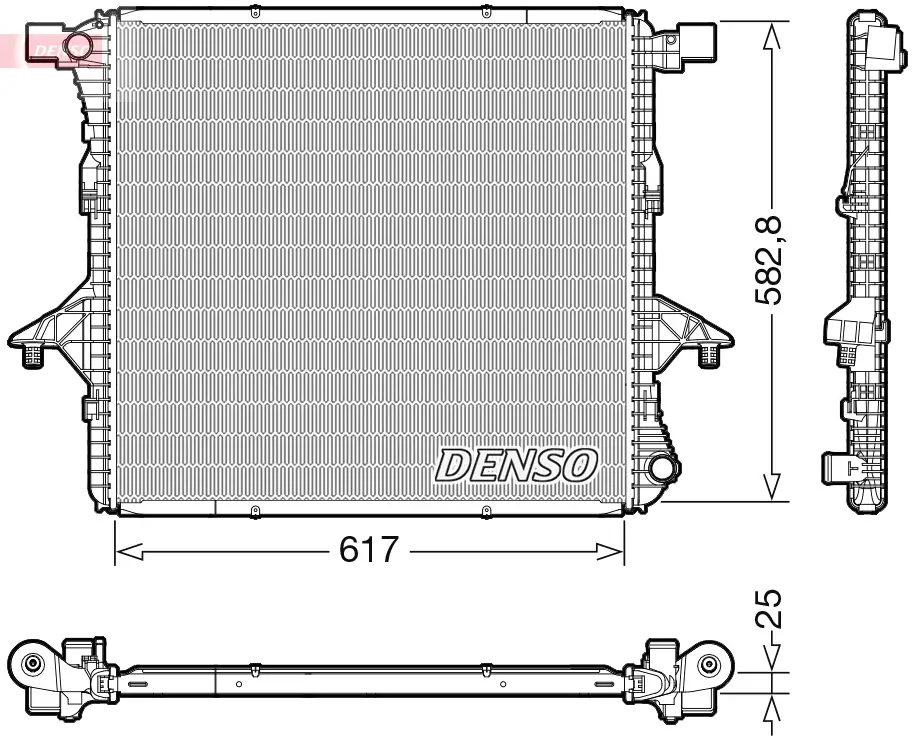 Kühler, Motorkühlung DENSO DRM32052