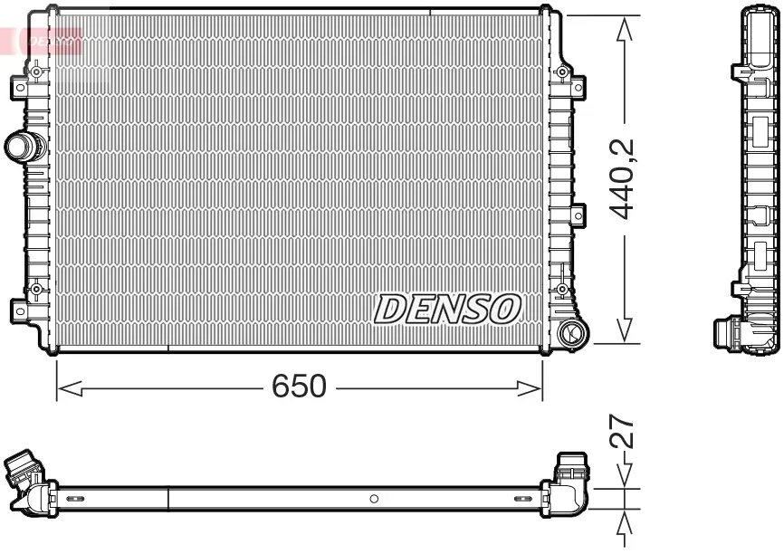 Kühler, Motorkühlung DENSO DRM32059