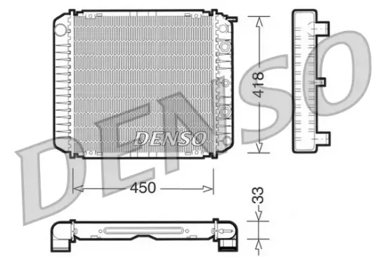 Kühler, Motorkühlung DENSO DRM33005 Bild Kühler, Motorkühlung DENSO DRM33005