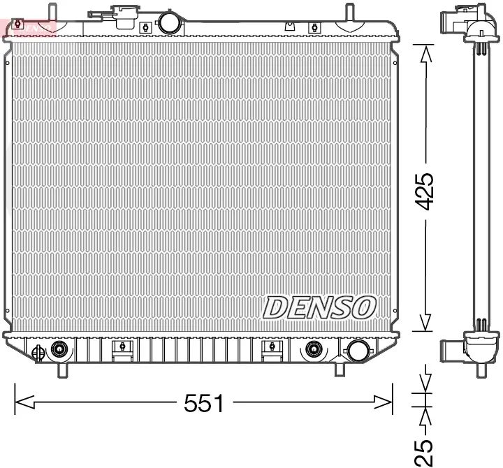 Kühler, Motorkühlung DENSO DRM35005