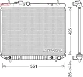 Kühler, Motorkühlung DENSO DRM35005