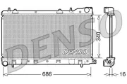 Kühler, Motorkühlung DENSO DRM36003