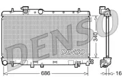 Kühler, Motorkühlung DENSO DRM36006