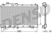 Kühler, Motorkühlung DENSO DRM36009